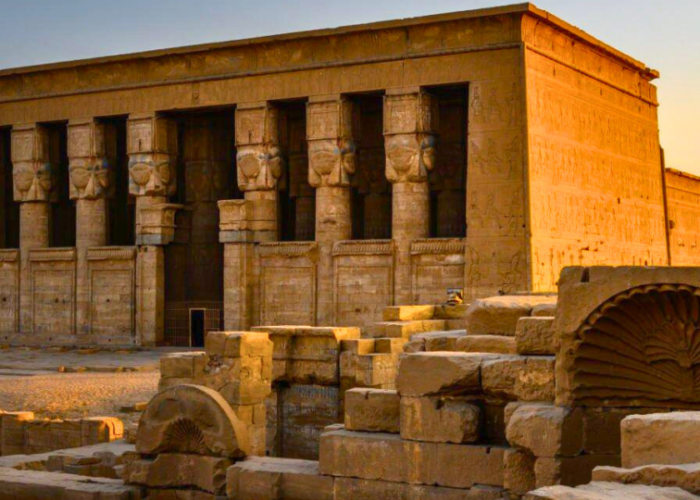 The Dendera Temple in Luxor, Egypt