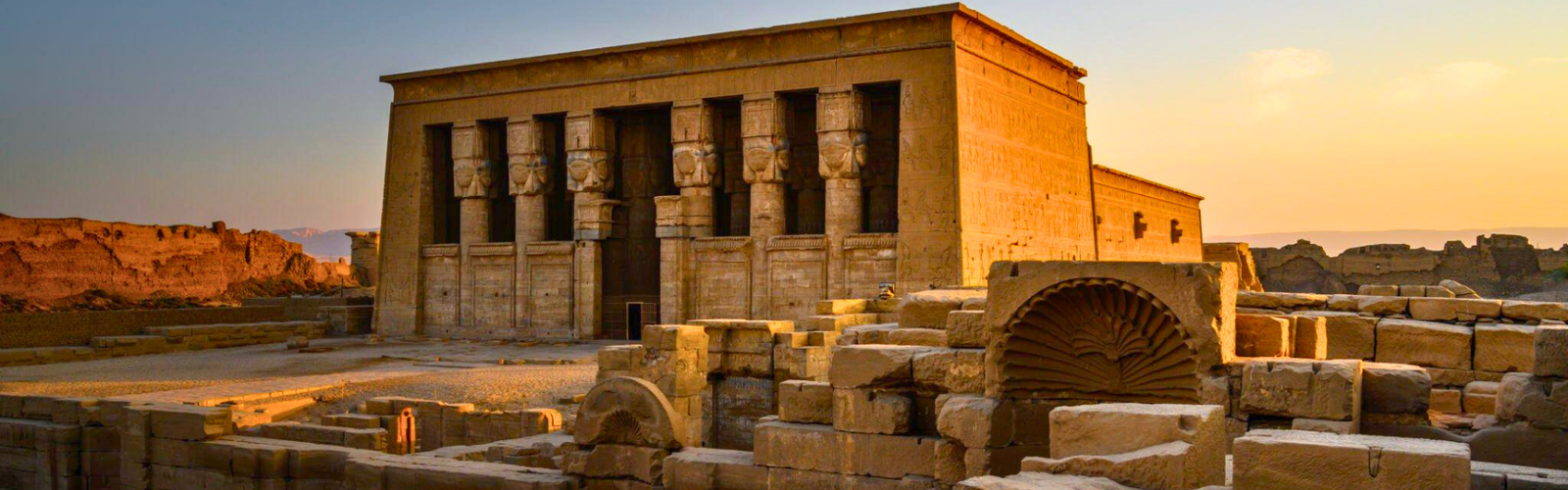 The Dendera Temple in Luxor, Egypt