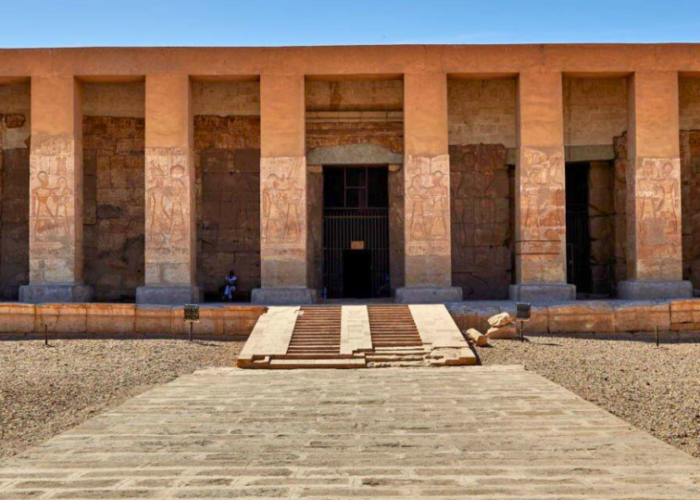 The Temple of Abydos in Luxor, Egypt